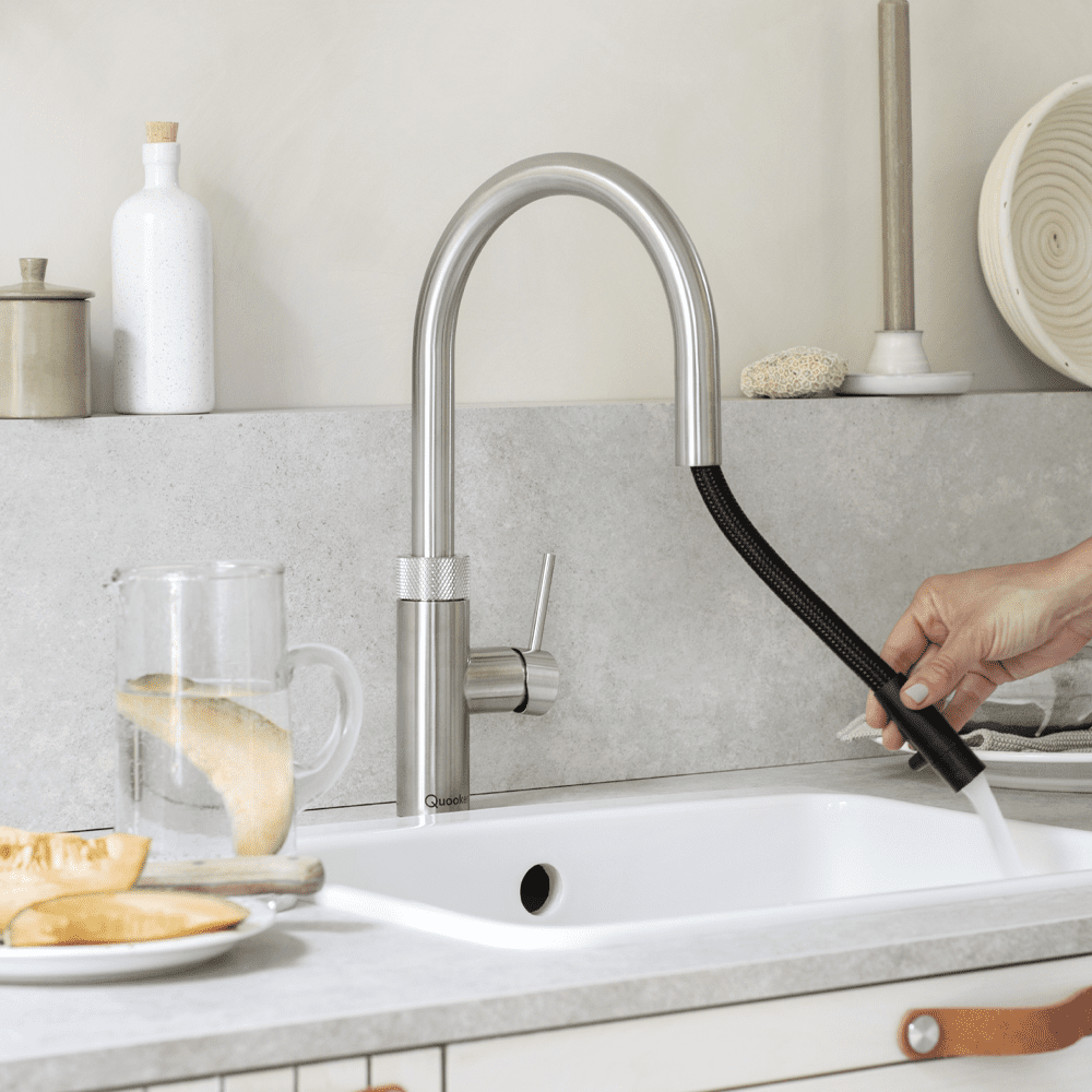 Quooker Combi Flex 3-in-1 Boiling Water Tap COMBI 2.2 FLEX SS FXRSST – Stainless Steel
