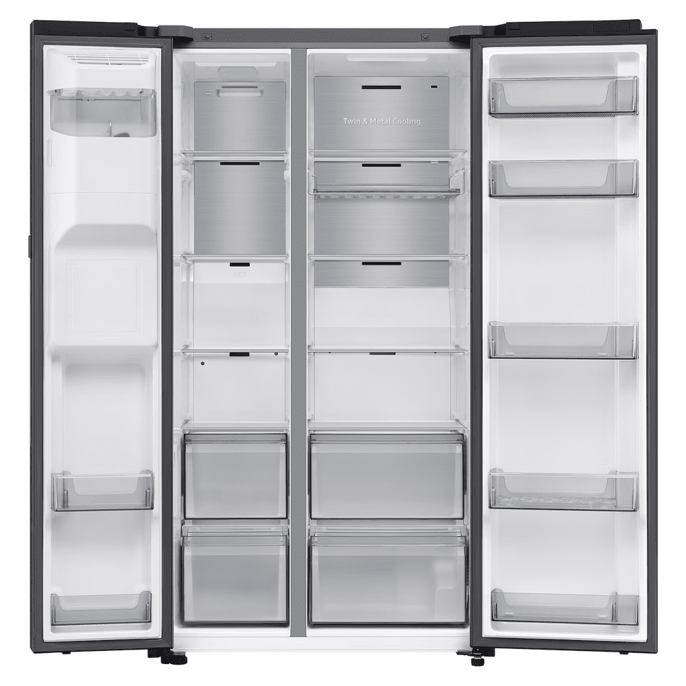 Samsung Series 8 American Fridge Freezer With Ice & Water RS80F66KBFEU – BLACK