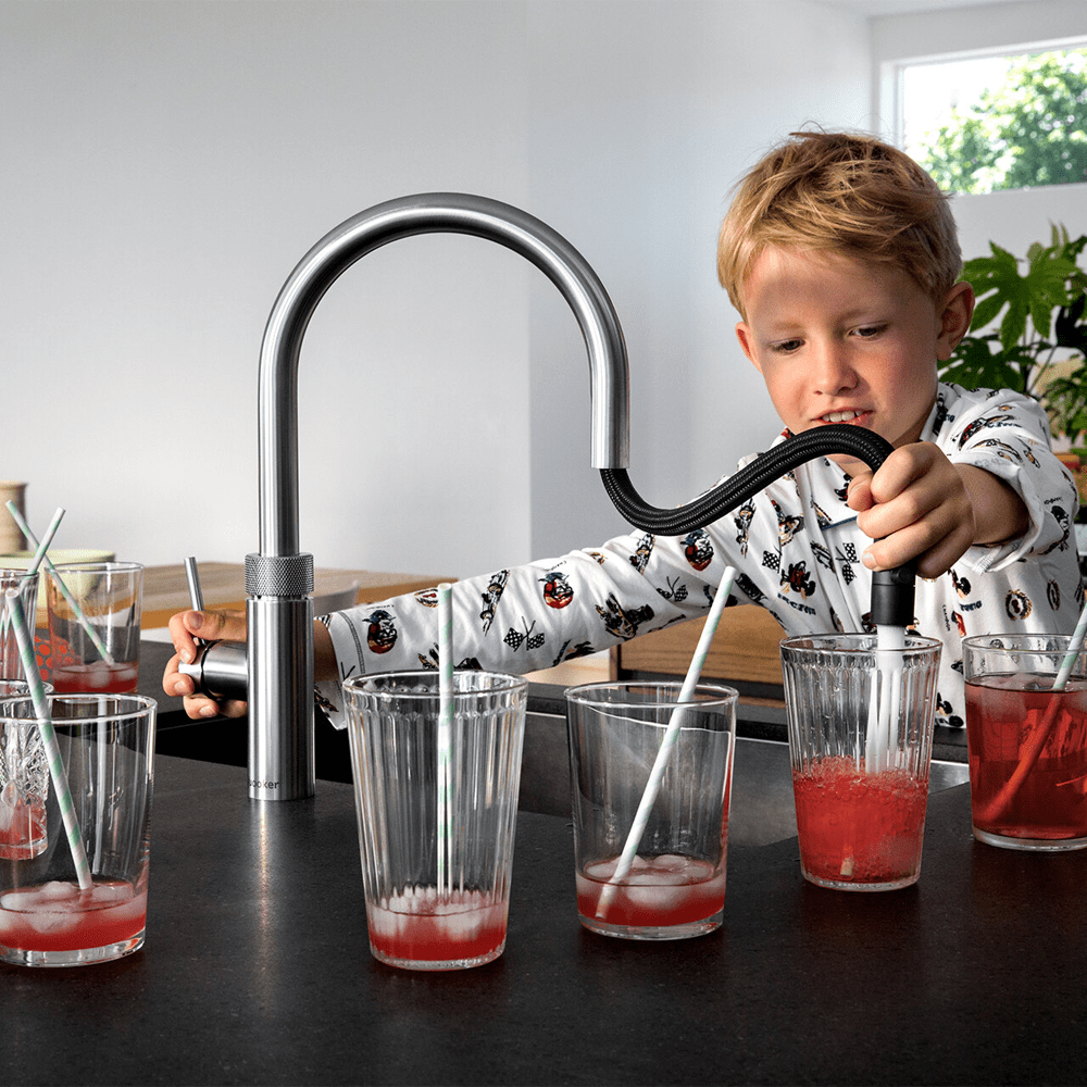 Quooker Combi Flex 3-in-1 Boiling Water Tap COMBI 2.2 FLEX SS FXRSST – Stainless Steel