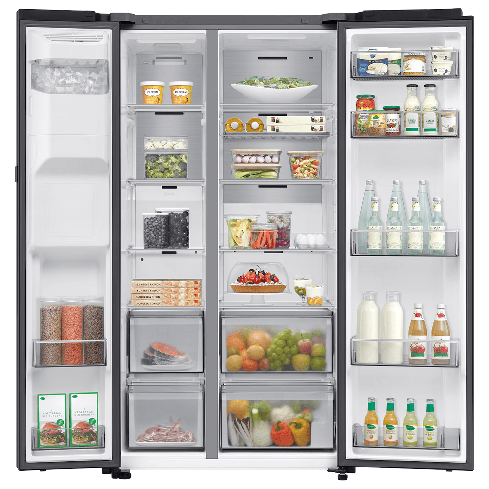 Samsung Series 8 American Fridge Freezer With Ice & Water RS80F66KBFEU – BLACK