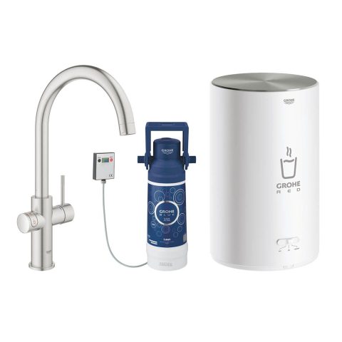Grohe  Red 2.0 Duo Instant Boiling Water Tap and M Size Boiler 30058DC1 – STAINLESS STEEL