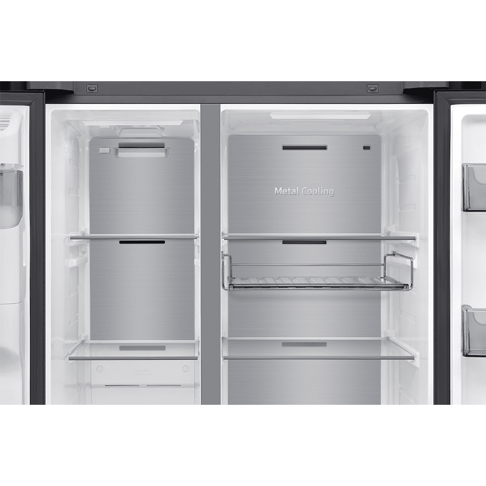 Samsung American Fridge Freezer With Ice & Water RS90F64EDFEU – BLACK STEEL