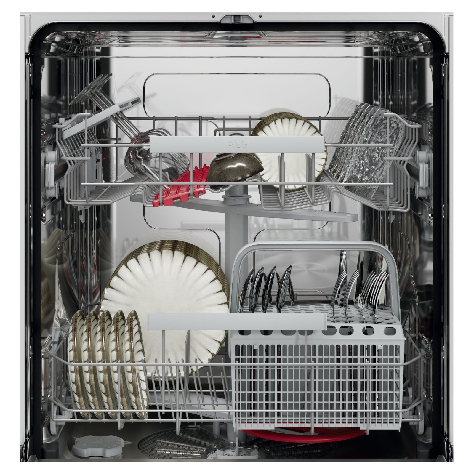 AEG 60cm Series 6000 SmartSelect Fully Integrated Dishwasher GI6200B1SN