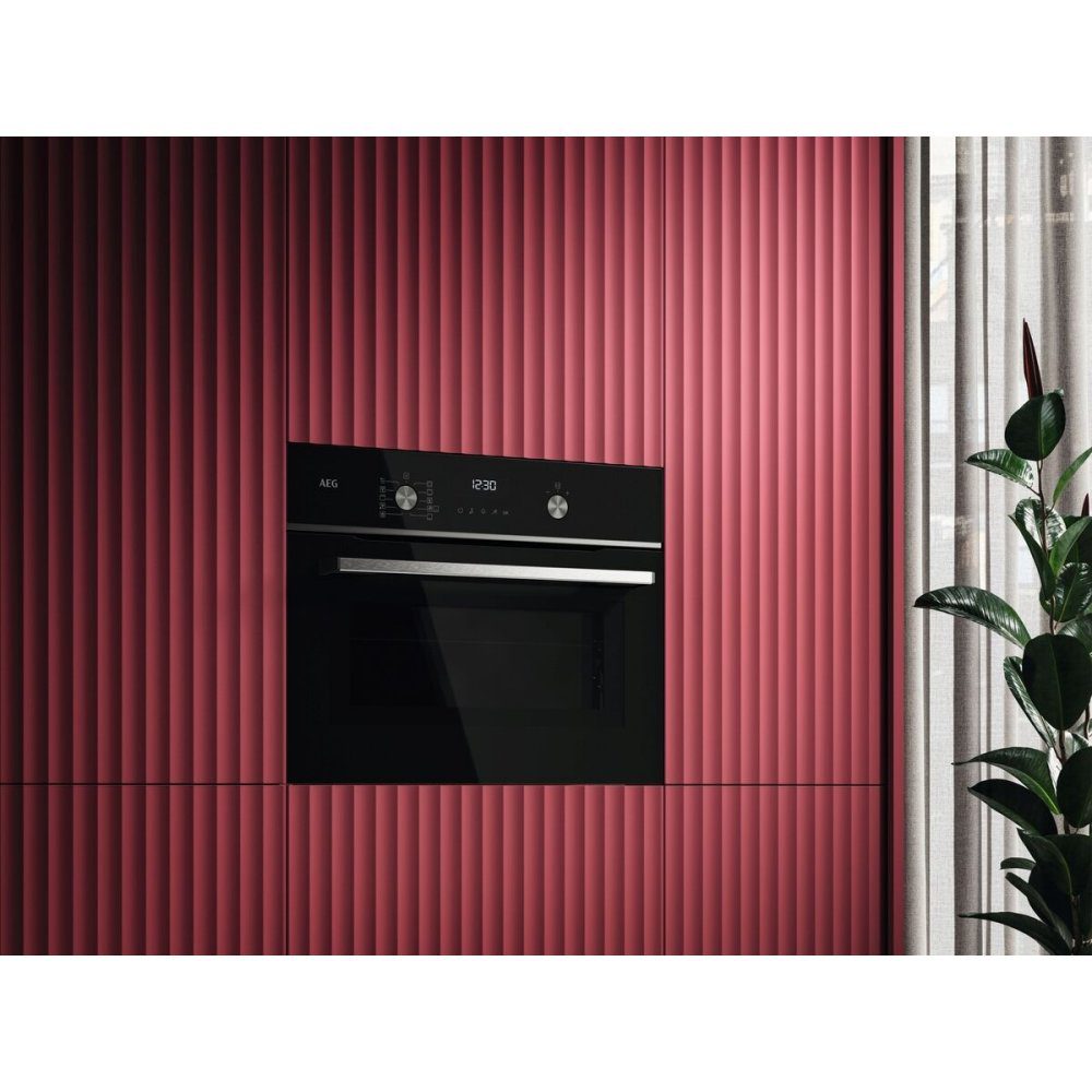 AEG Series 6000 Built In Combi Microwave For Tall Housing GK6NK401B – BLACK.