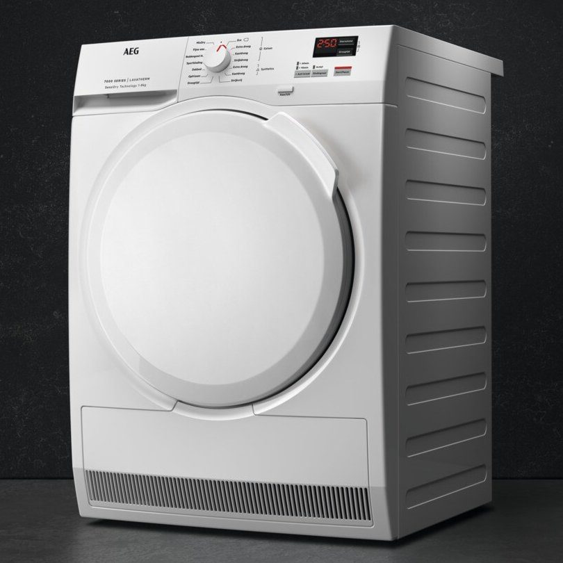 AEG Series 7000 9kg Heat Pump Condenser Dryer TR709G0Z – WHITE.