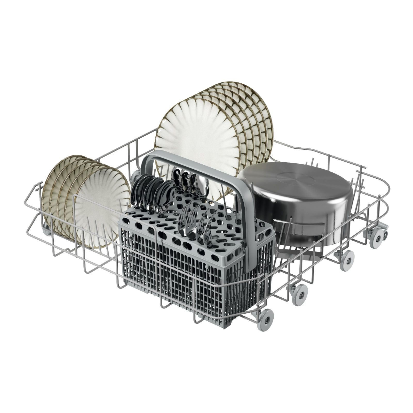 AEG 60cm Series 5000 AirDry Freestanding Dishwasher GF5200D1SNW – White