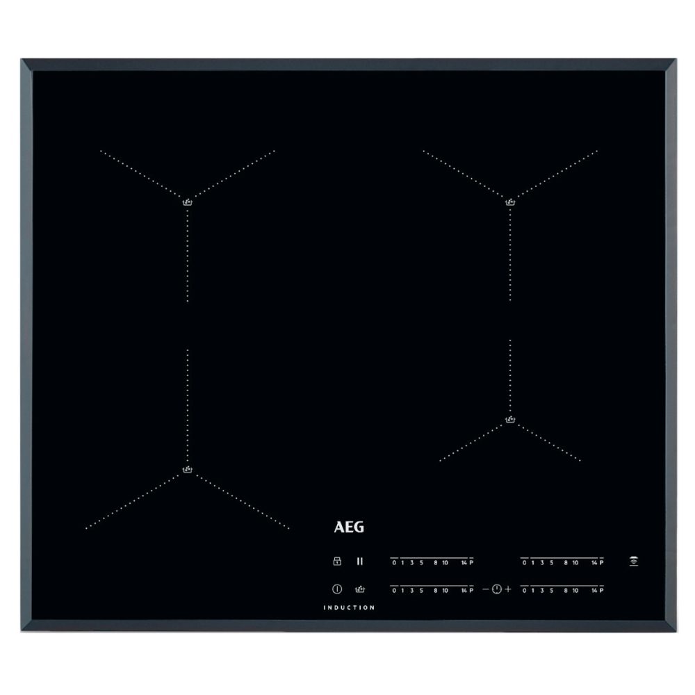 AEG 60cm Series 7000 4 Zone Hob2Hood MaxiSense Induction Hob IAE64411FB – BLACK