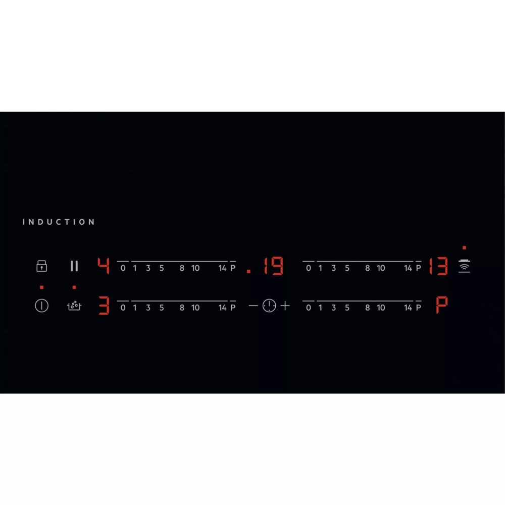 AEG 60cm Series 7000 4 Zone Hob2Hood MaxiSense Induction Hob IAE64411FB – BLACK