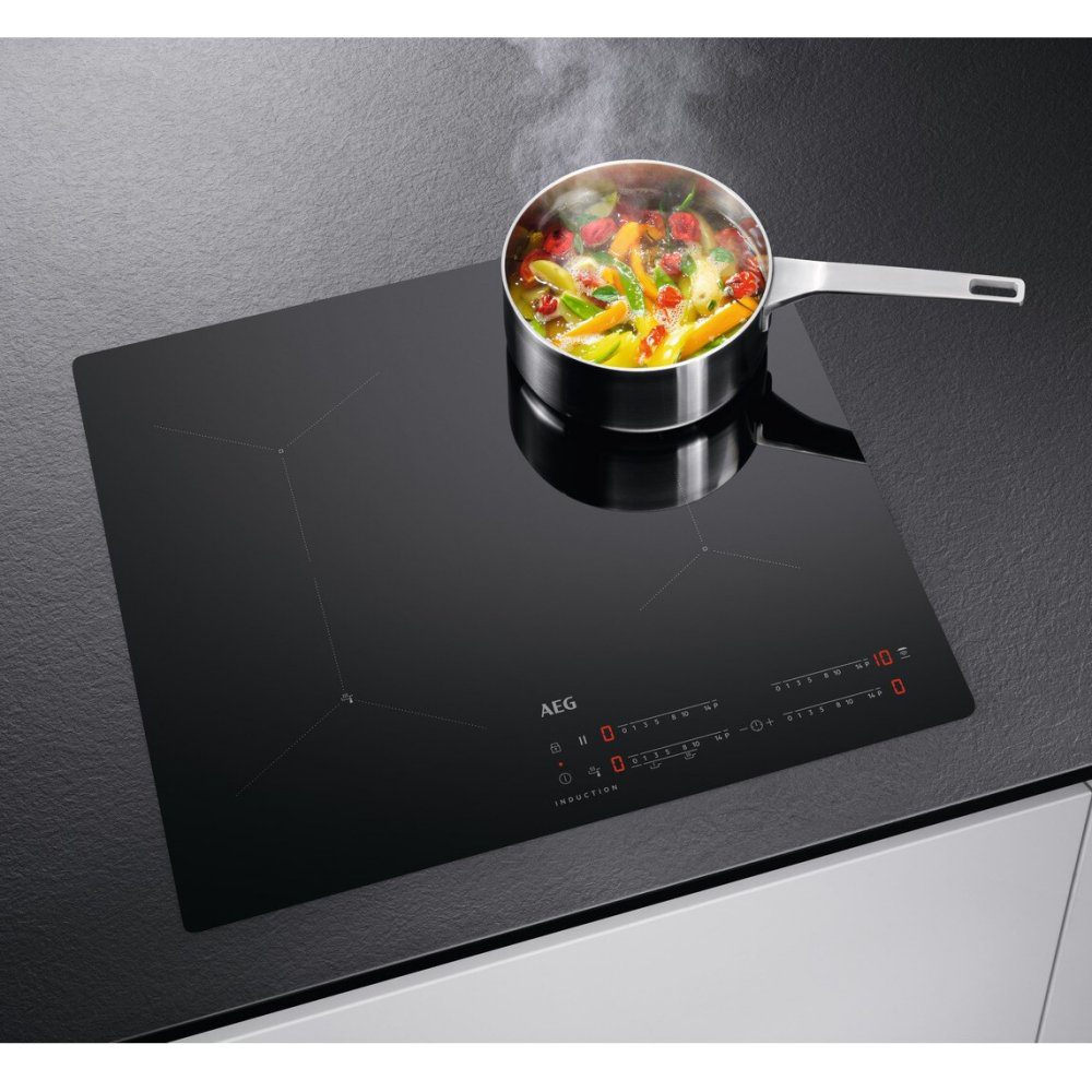 AEG 60cm Series 7000 Frameless 4 Zone Induction Hob IAX64411CB – Black