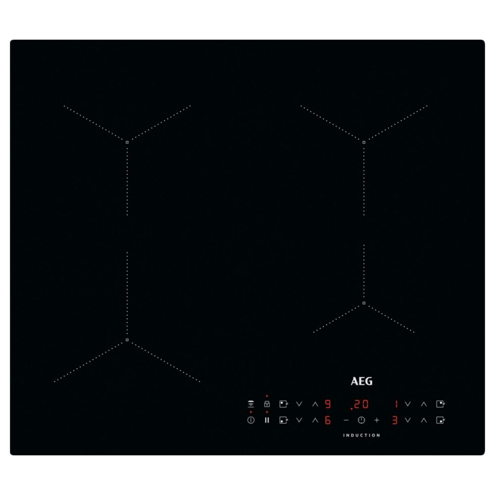 AEG 60cm Series 3000 4 Zone Induction Hob 13A supply ILB64334CB – Black