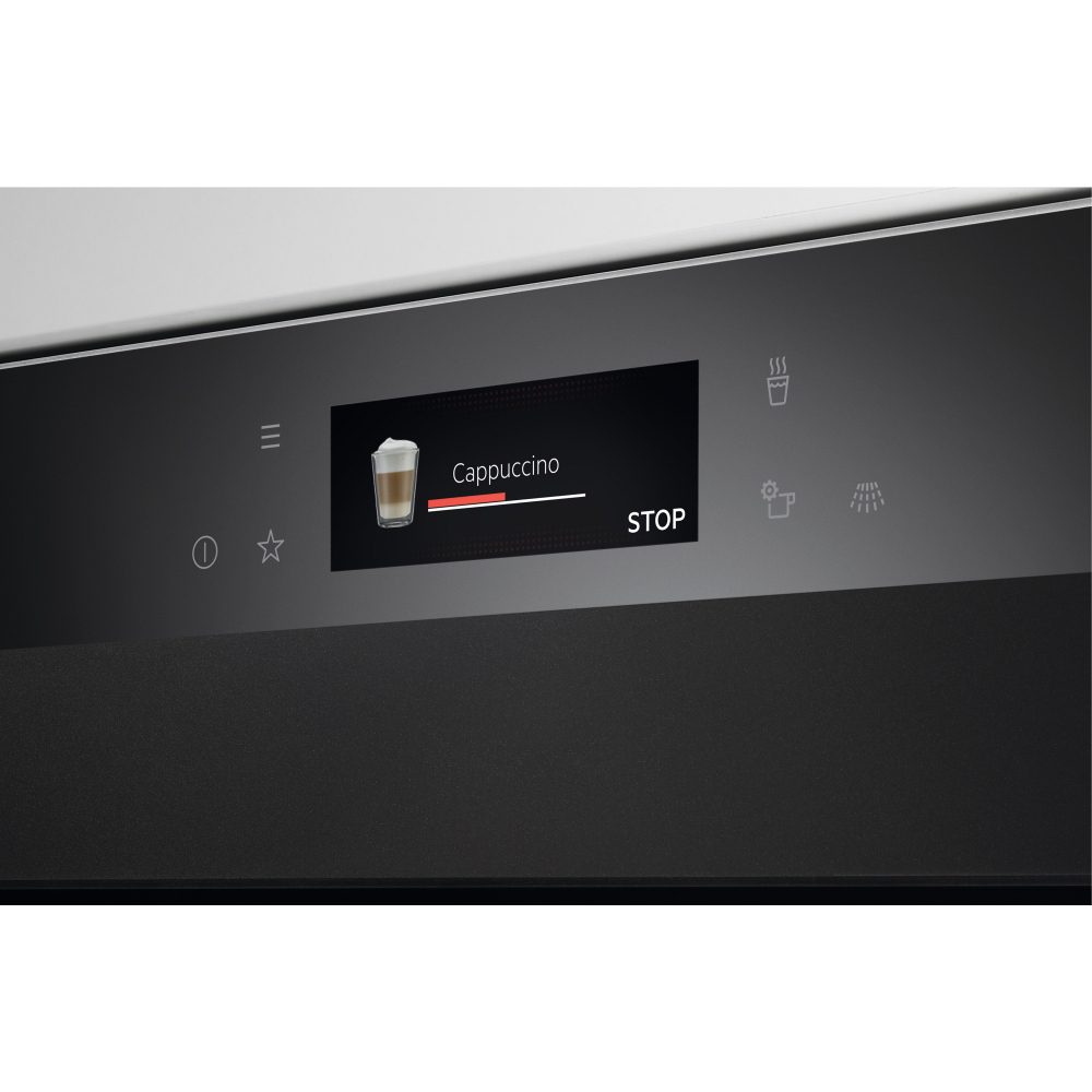 AEG 45cm Fully Automatic Built In Coffee Machine KKA894500T – MATTE BLACK