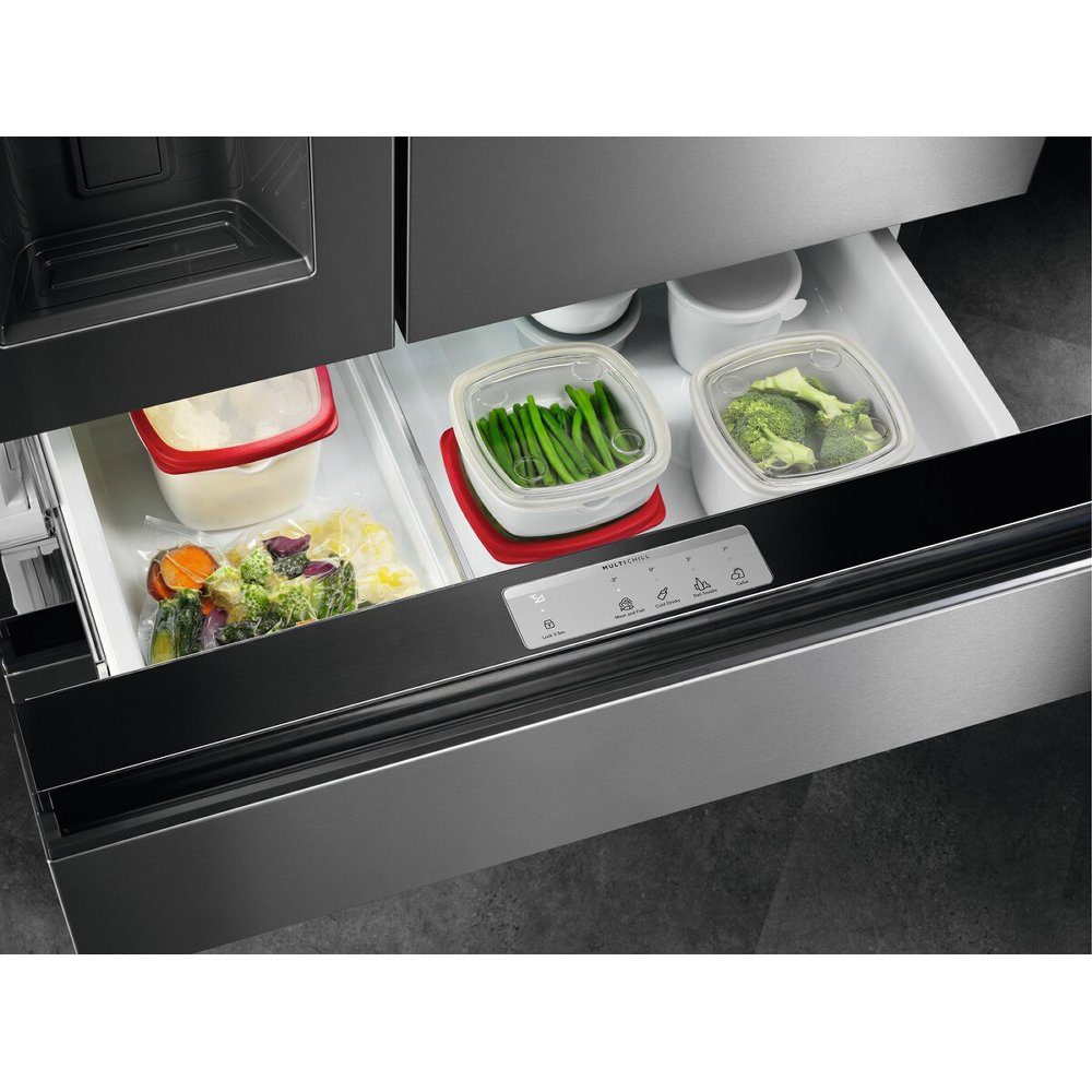 AEG French Style Fridge Freezer With Ice And Water RMB954E9VX – Stainless Steel