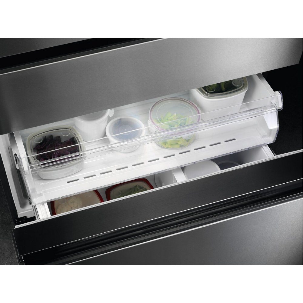 AEG French Style Fridge Freezer With Ice And Water RMB954E9VX – Stainless Steel