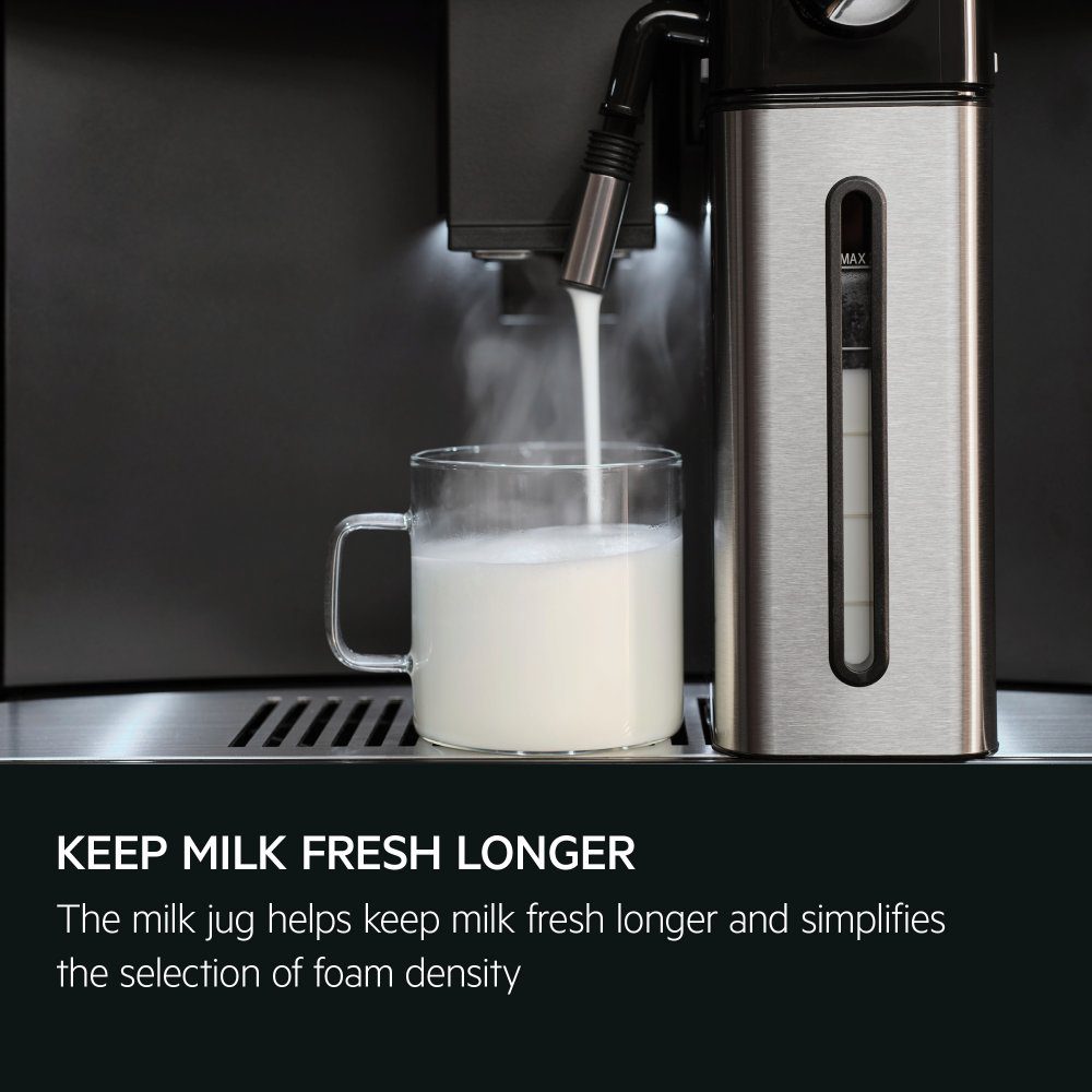 AEG 45cm Fully Automatic Series 8000 Built In Coffee Machine TC8NK7B – Black
