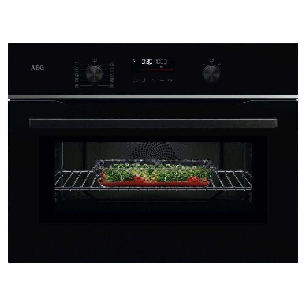 AEG Series 6000 Combi Microwave For Tall Housing TK6NK501B – Black