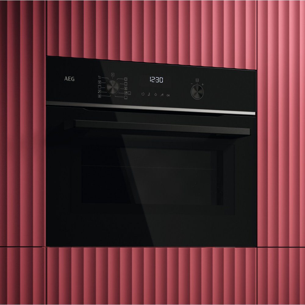 AEG Series 6000 Combi Microwave For Tall Housing TK6NK501B – Black