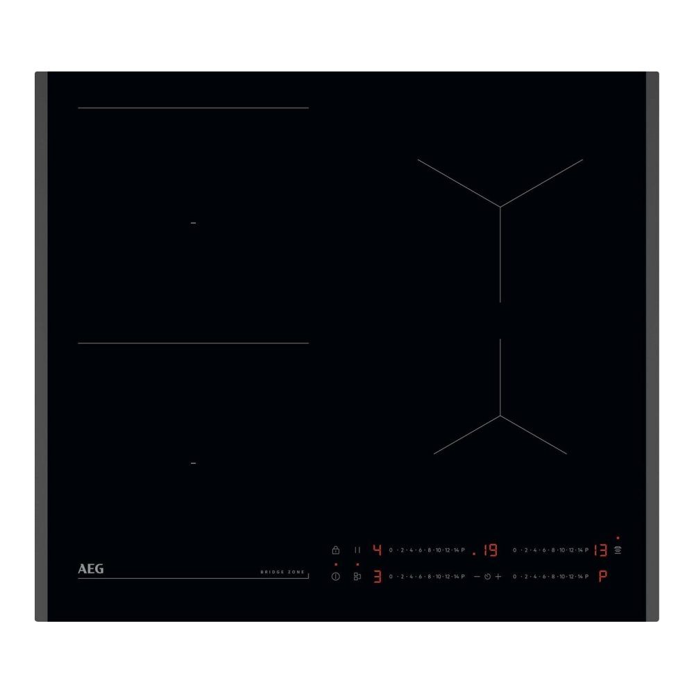 AEG 59cm Series 6000 4 Zone MaxiSense Induction Hob TO64IB00FB – BLACK.