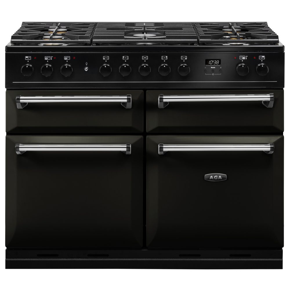 AGA Masterchef Masterchef Deluxe 110cm Dual Fuel Range Cooker 122110 MDX110DFPWT – Pewter