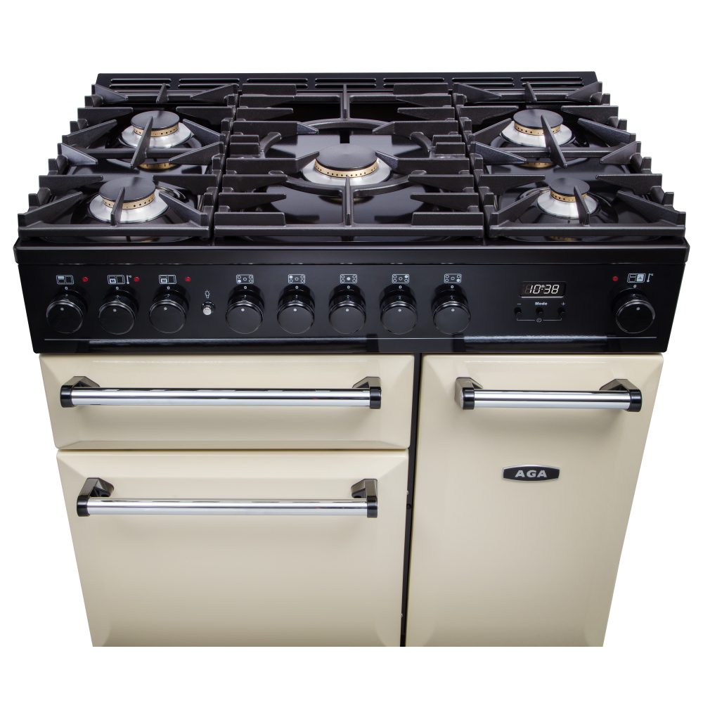 AGA Masterchef Masterchef Deluxe 90cm Dual Fuel Range Cooker 123970 MDX90DFDAR – Dartmouth Blue