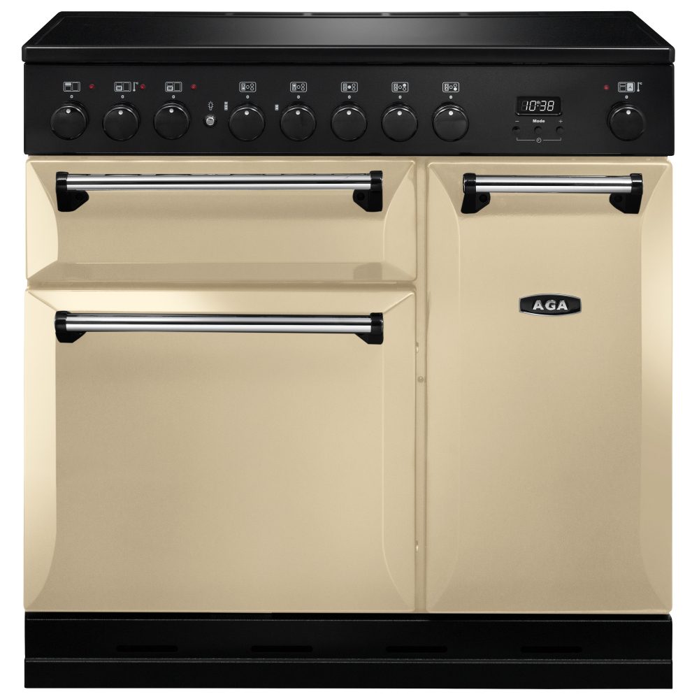 AGA Masterchef Masterchef Deluxe 90cm Induction Range Cooker 121820 MDX90EICRM – Cream