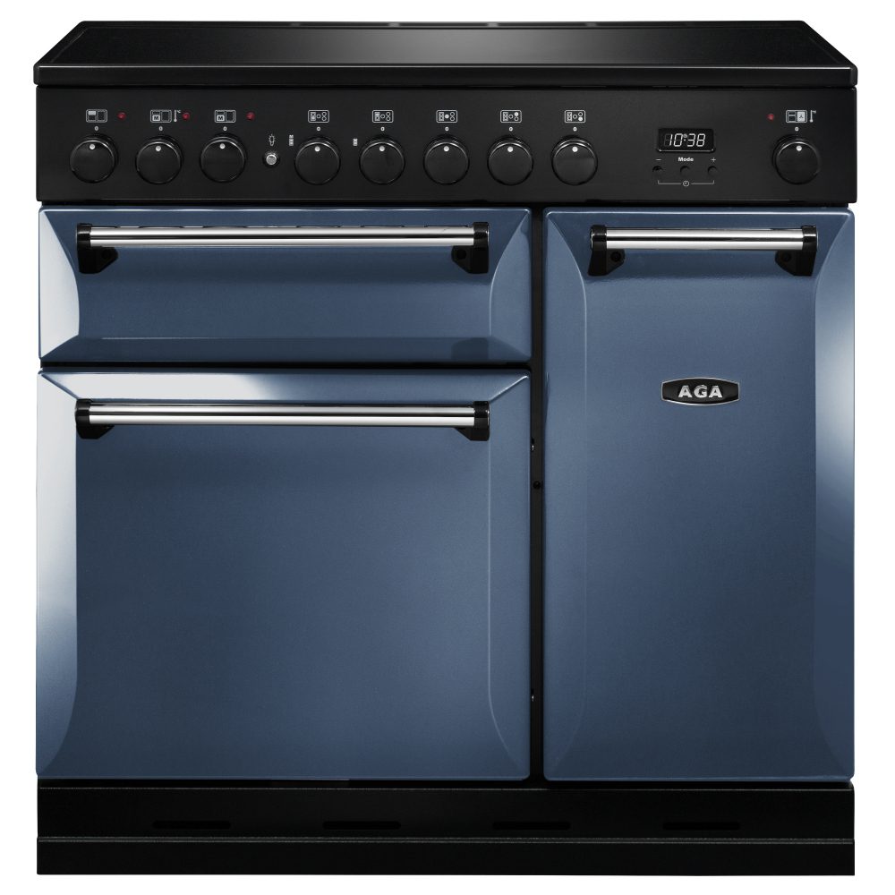 AGA Masterchef Masterchef Deluxe 90cm Induction Range Cooker 124050 MDX90EIDAR – Dartmouth Blue