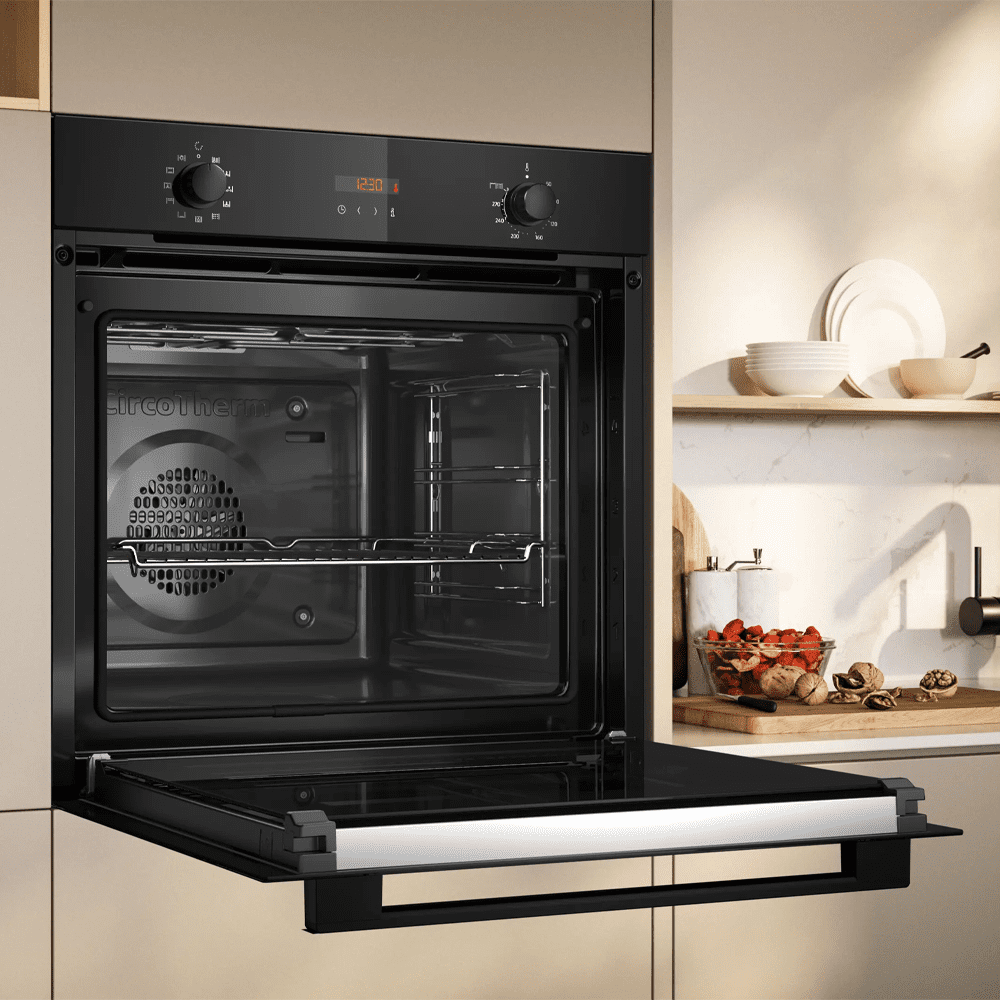 Neff N30 CircoTherm Pyrolytic Multifunction Single Oven B2DCG7AK3B – Black