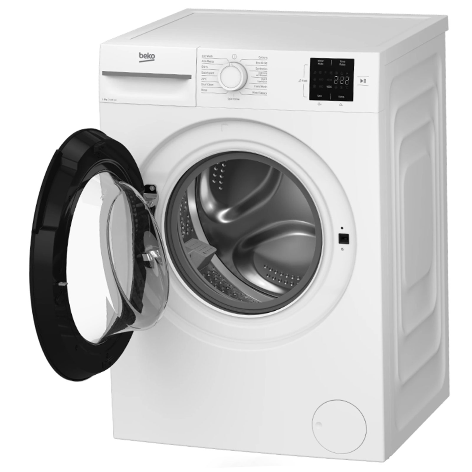 Beko 8kg Washing Machine 1200rpm BMN3WT3821W - White