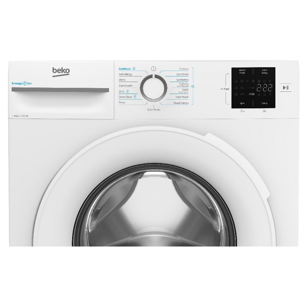 Beko 8kg Washing Machine 1400rpm BMN3WT3841W – White
