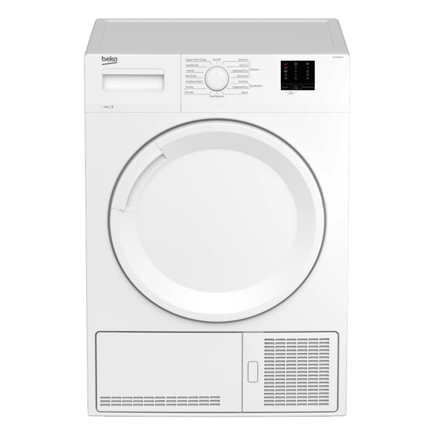 Beko 8kg Condenser Tumble Dryer DTKCE80021W – White