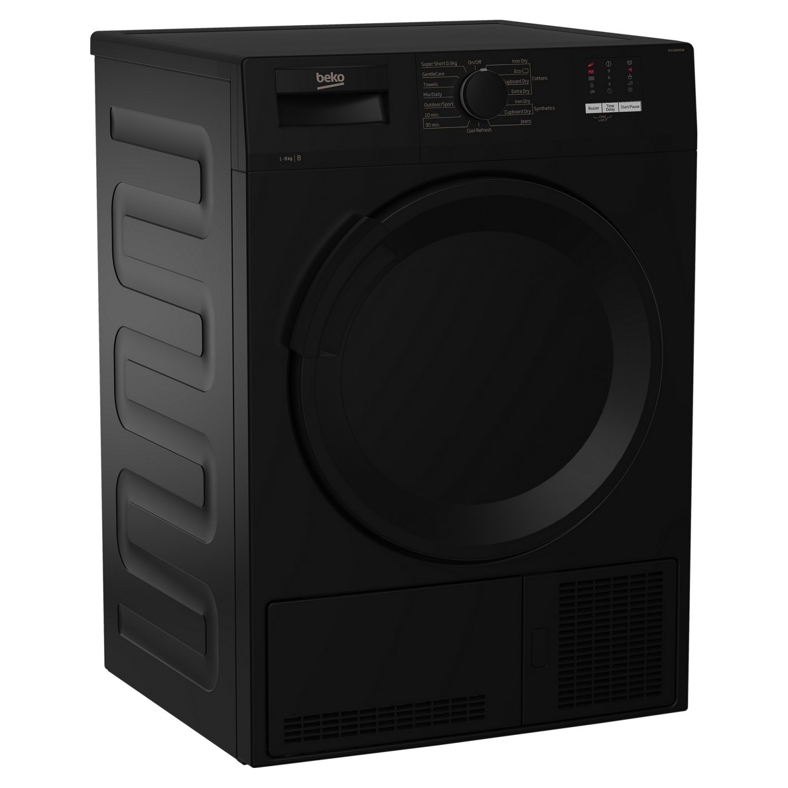 Beko 8kg Condenser Tumble Dryer DTLCE80051B – Black