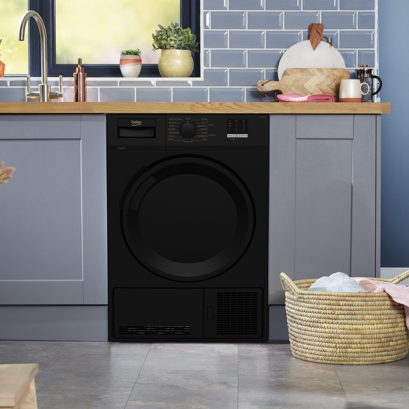 Beko 8kg Condenser Tumble Dryer DTLCE80051B – Black