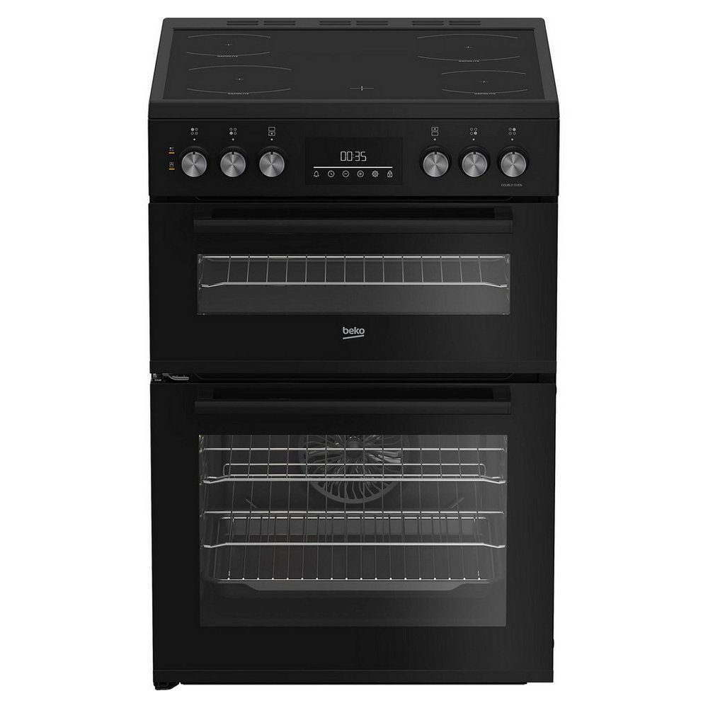 Beko 60cm Freestanding Ceramic Cooker EDC6731K – Black