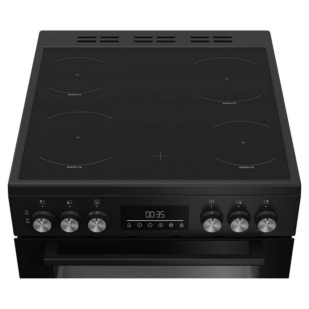 Beko 60cm Freestanding Ceramic Cooker EDC6731K – Black