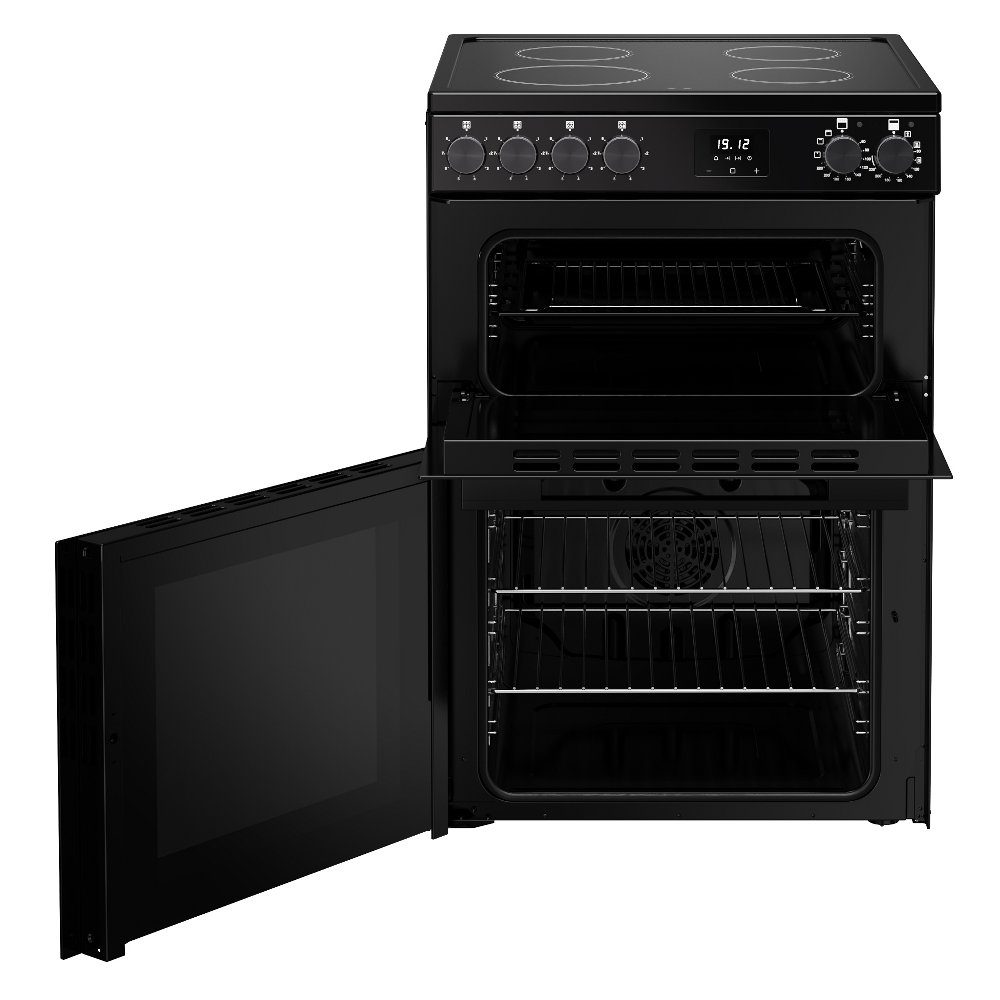Belling Vision 60EI Twin Cavity Induction Freestanding Cooker 444412058 – BLACK