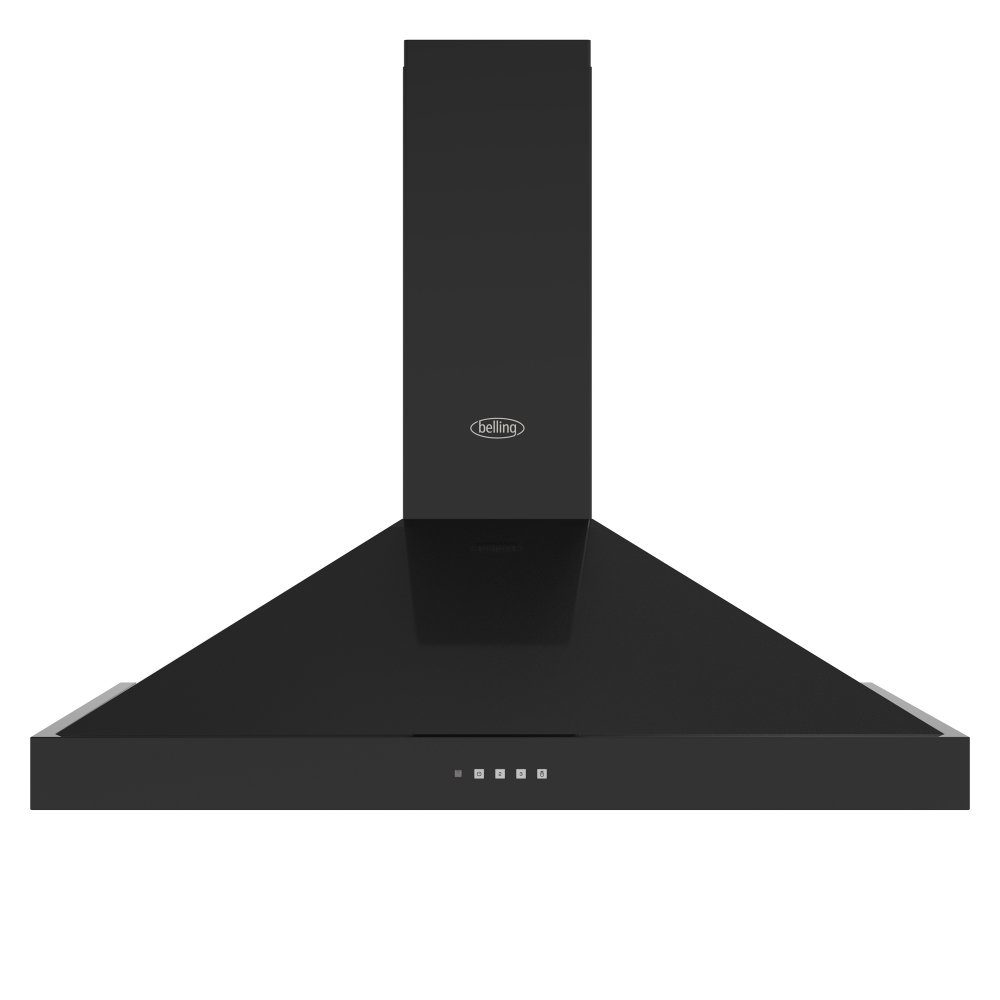 Belling Farmhouse 90PYR Chimney Hood 444411671 – BLACK