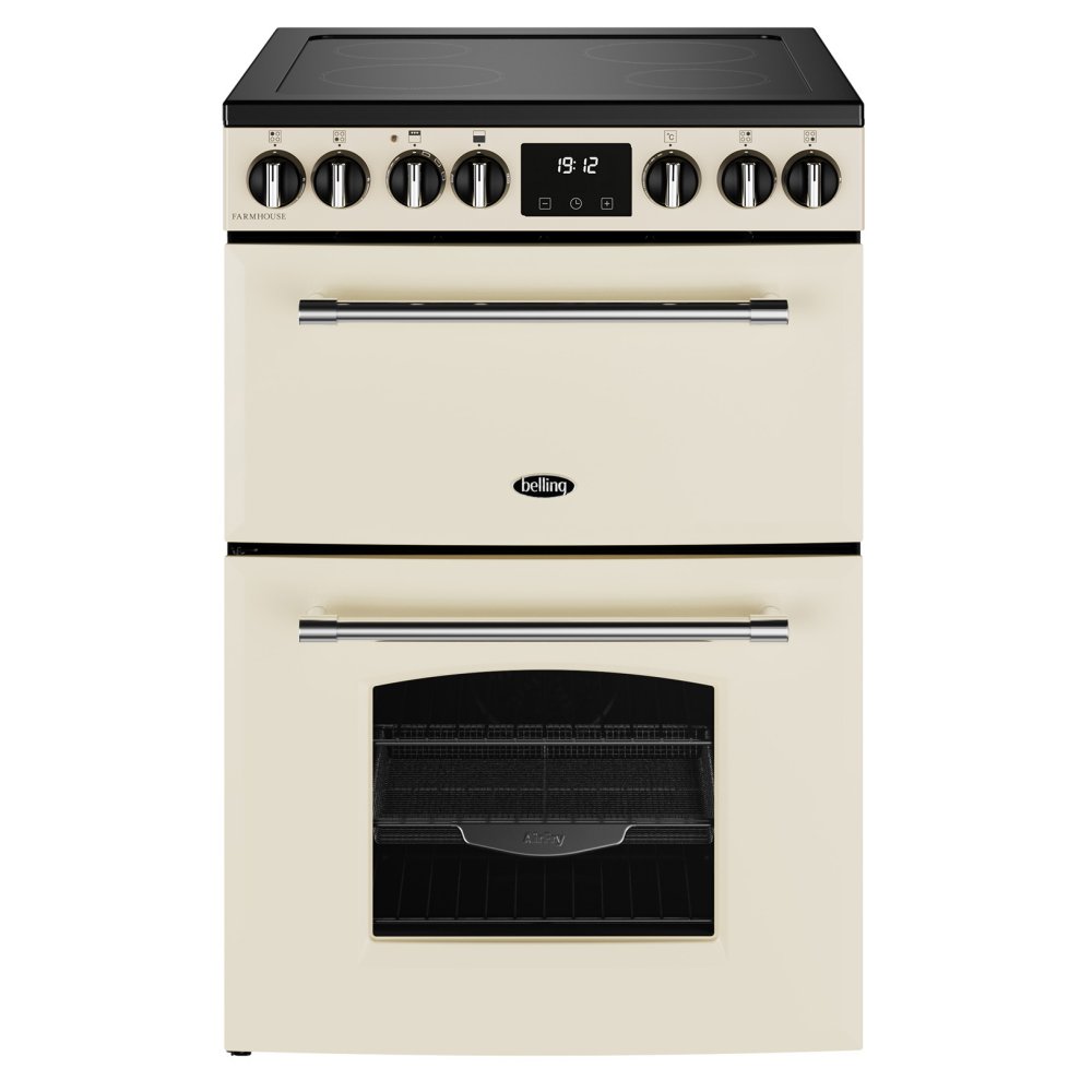Belling 60cm Farmhouse Ceramic Mini Range Cooker 444411811 – Cream