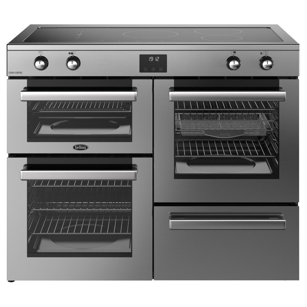 Belling Cookcentre 110EI Induction Range Cooker 444411808 – STAINLESS STEEL
