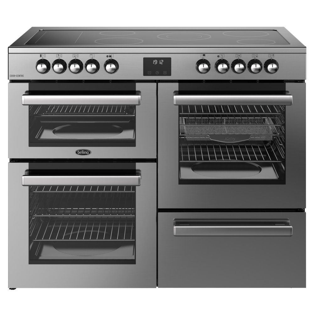 Belling Cookcentre 110E Ceramic Range Cooker 444411804 – STAINLESS STEEL