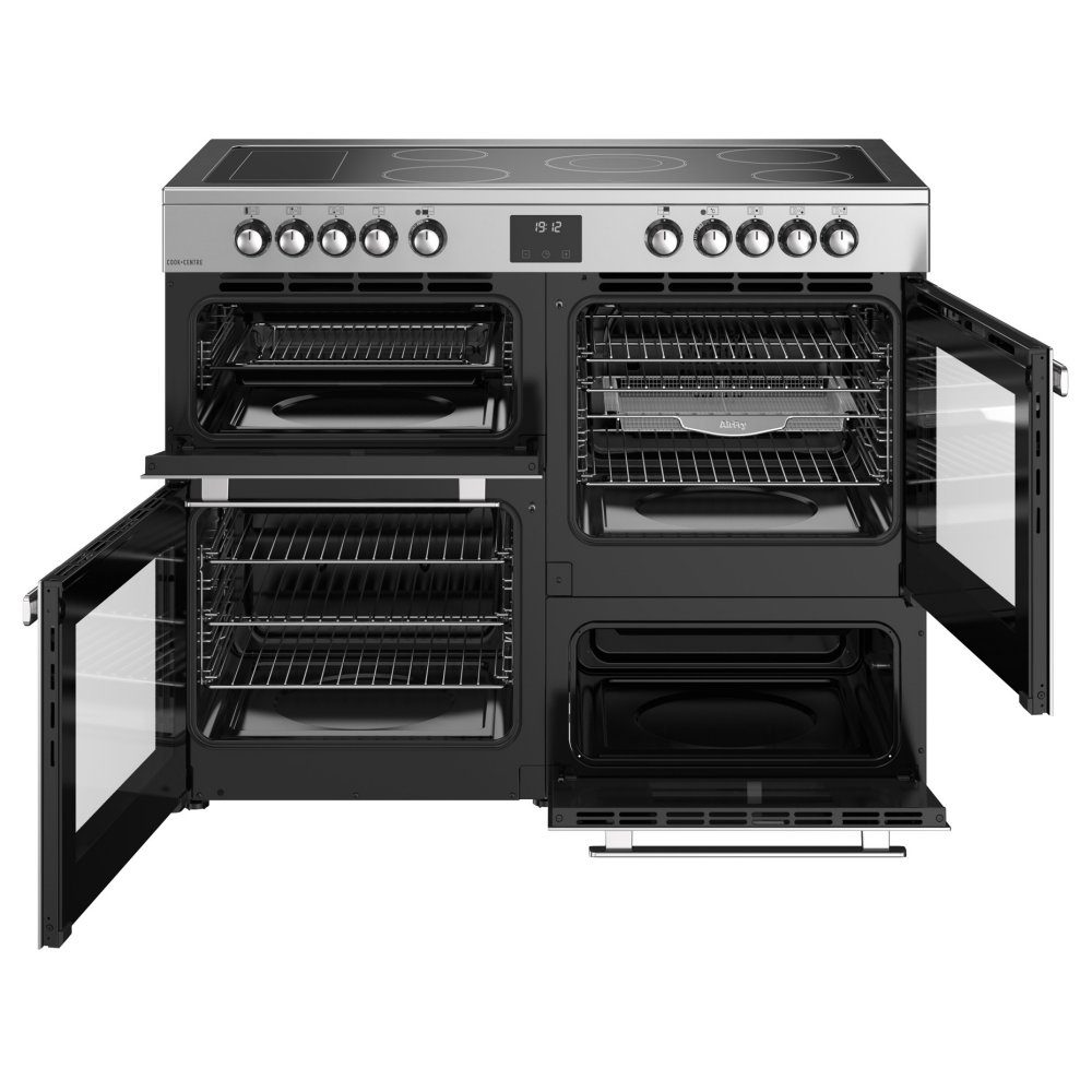 Belling Cookcentre 110E Ceramic Range Cooker 444411804 – STAINLESS STEEL