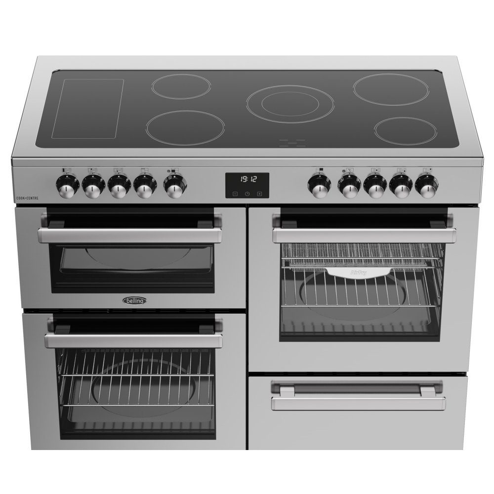 Belling Cookcentre 110E Ceramic Range Cooker 444411804 – STAINLESS STEEL