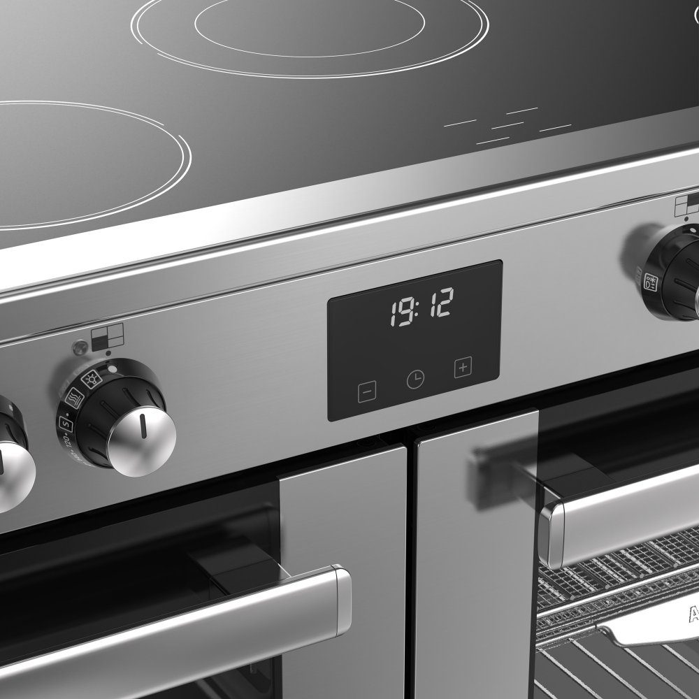 Belling Cookcentre 110E Ceramic Range Cooker 444411804 – STAINLESS STEEL