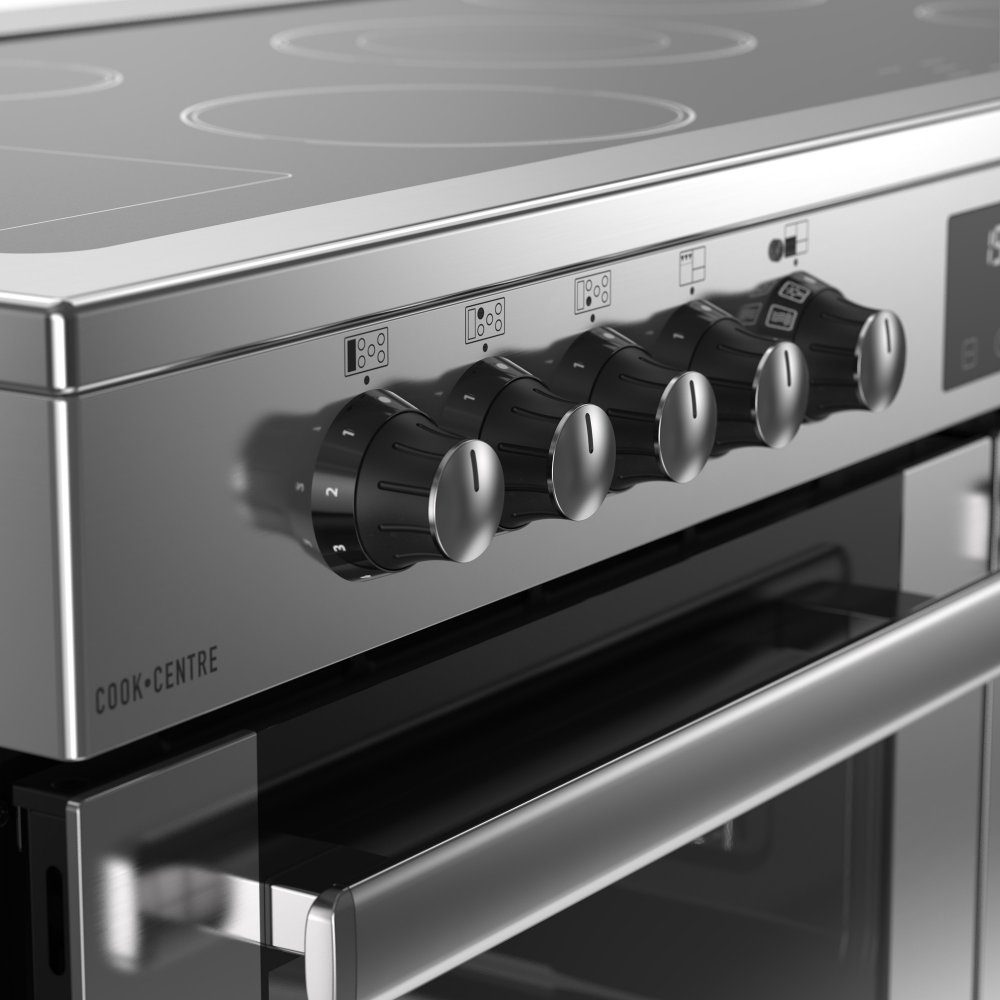 Belling Cookcentre 110E Ceramic Range Cooker 444411804 – STAINLESS STEEL