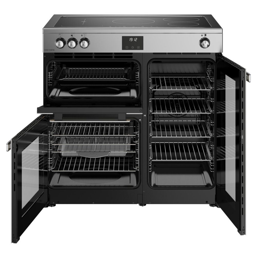 Belling Cookcentre 90EI Induction Range Cooker 444411796 – STAINLESS STEEL