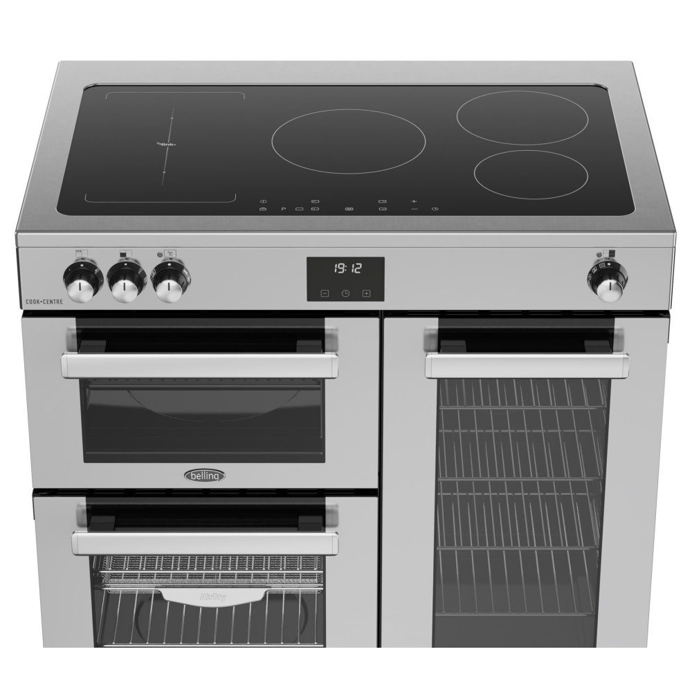 Belling Cookcentre 90EI Induction Range Cooker 444411796 – STAINLESS STEEL
