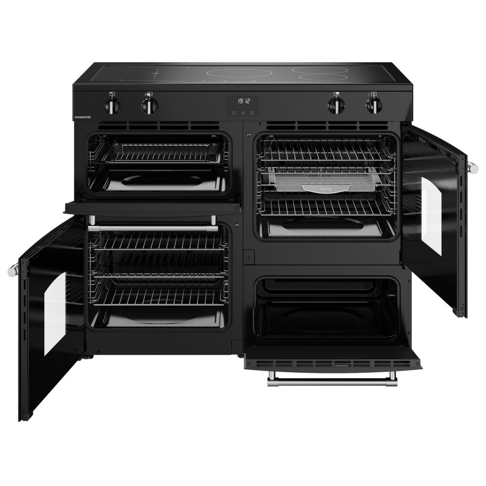 Belling Farmhouse 110EI Induction Range Cooker 444411841 – BLACK