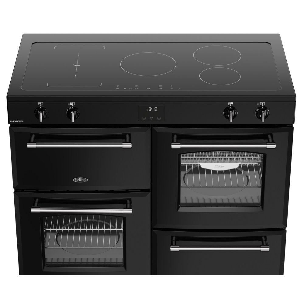 Belling Farmhouse 110EI Induction Range Cooker 444411841 – BLACK