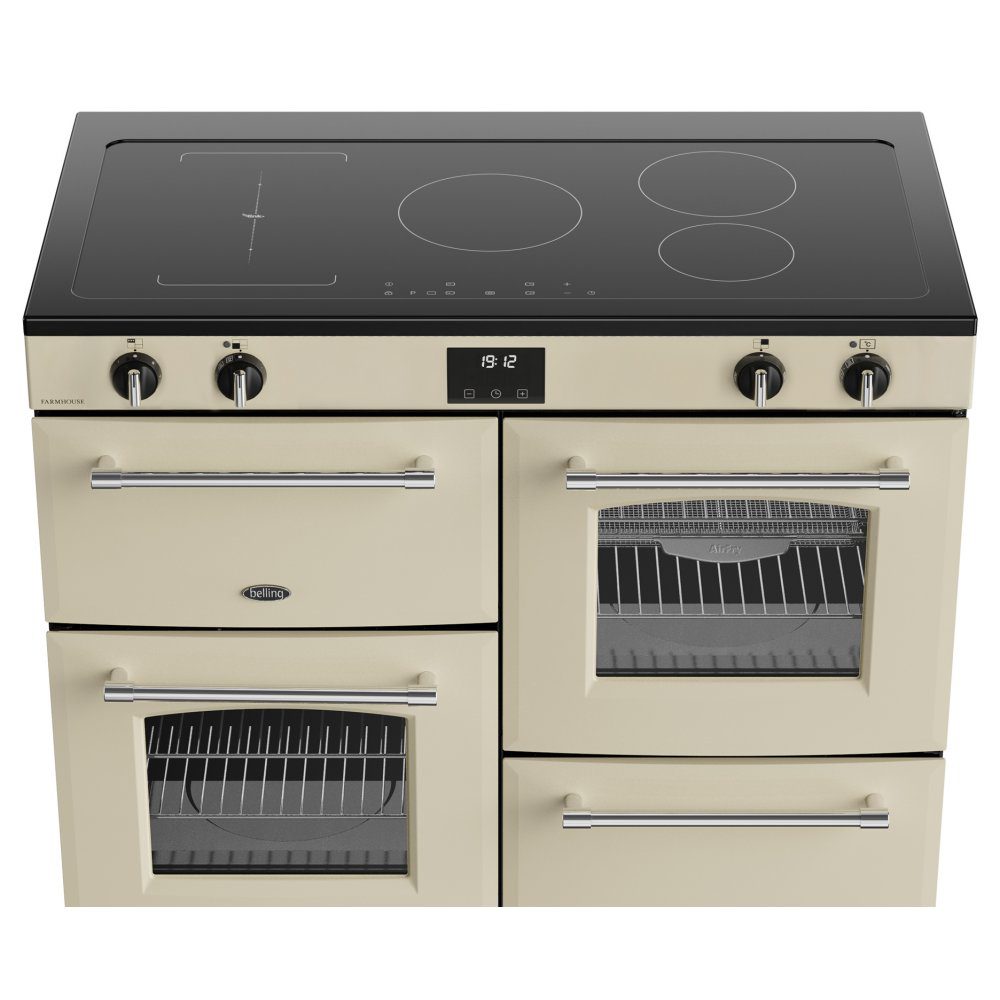 Belling Farmhouse 110EI Induction Range Cooker 444411842 – CREAM