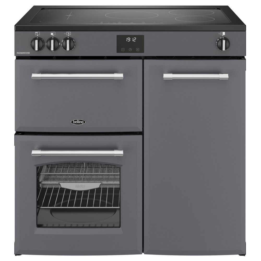 Belling Farmhouse 90EI Induction Range Cooker 444411822 – ANTHRACITE