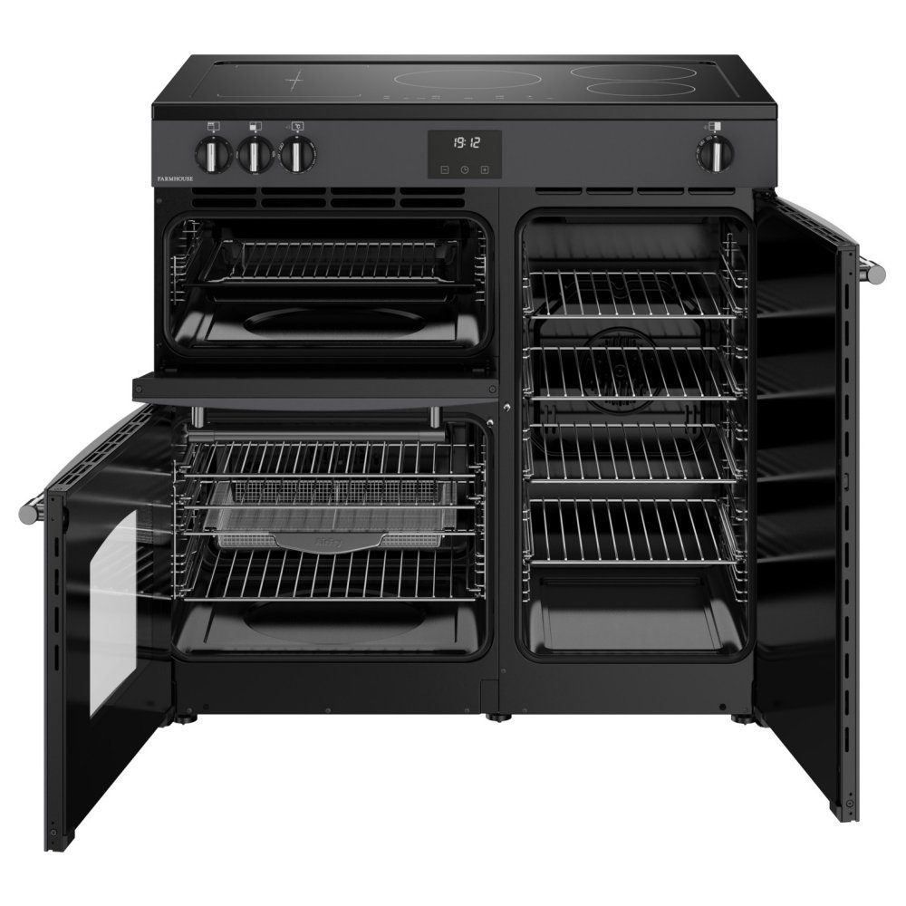 Belling Farmhouse 90EI Induction Range Cooker 444411822 – ANTHRACITE