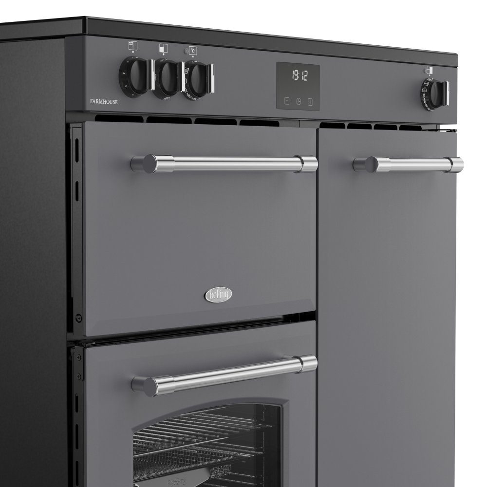 Belling Farmhouse 90EI Induction Range Cooker 444411822 – ANTHRACITE